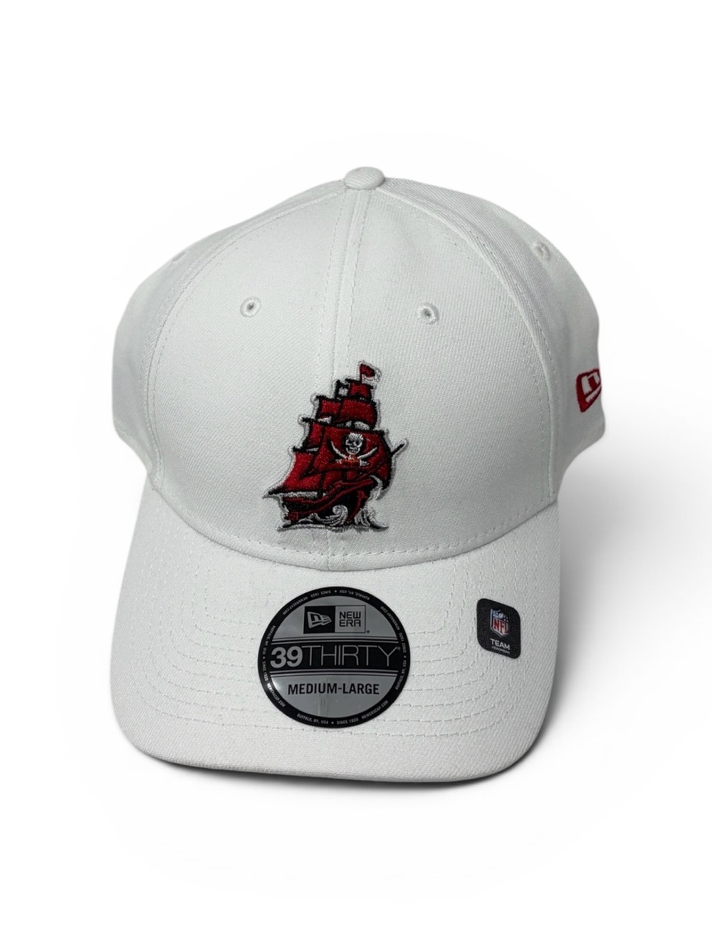 Tampa Bay Buccaneers New Era Logo Flex Fit Hat Cap Size Medium/Large
